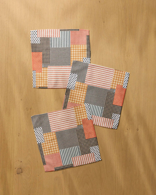 Patch and Pumpkin Dishcloth Set