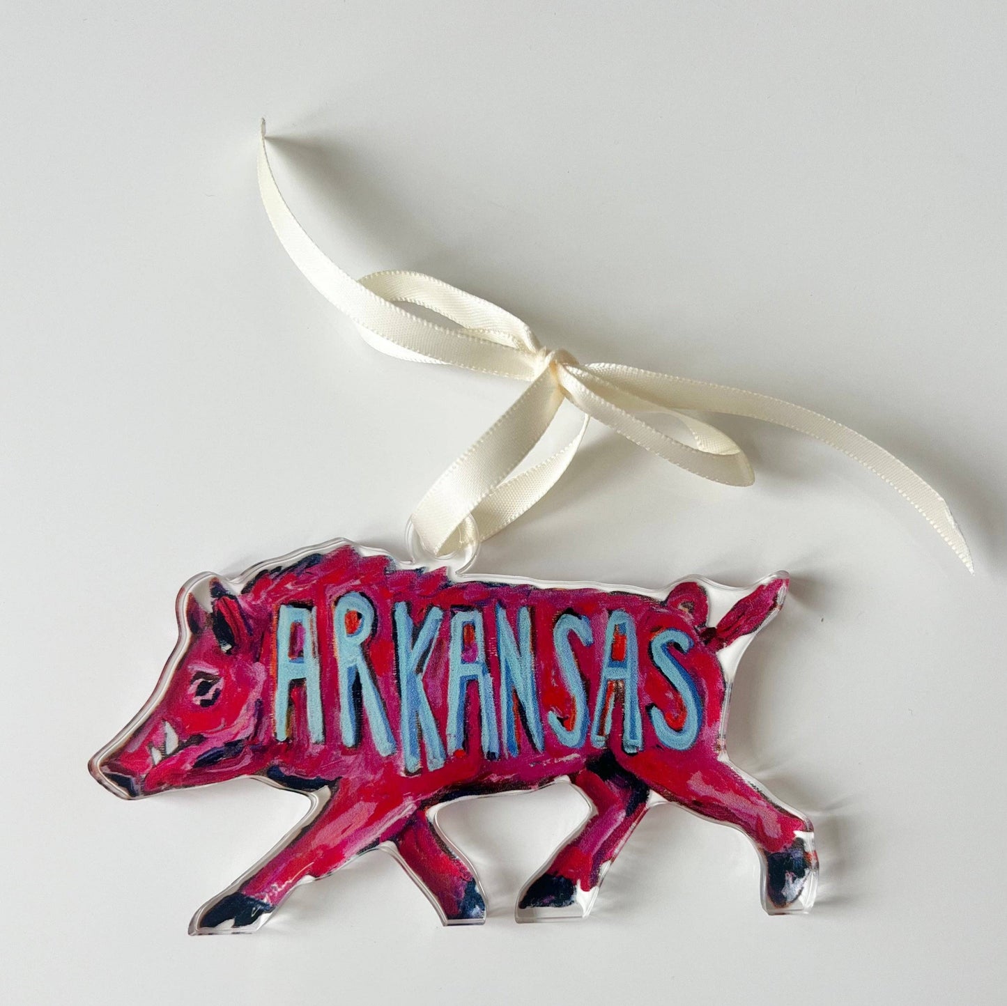 Arkansas Hog Ornament