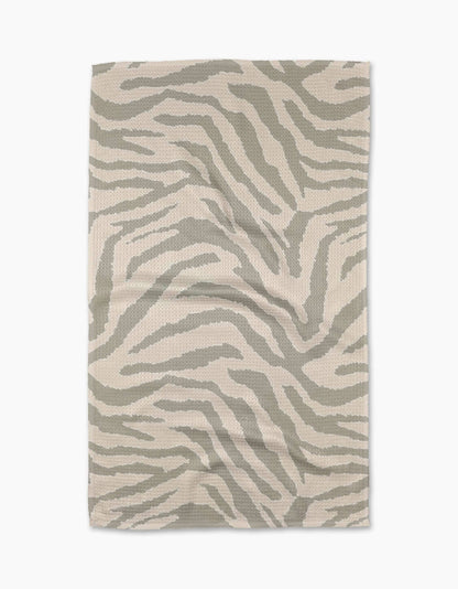 Zira Gray Tea Towel