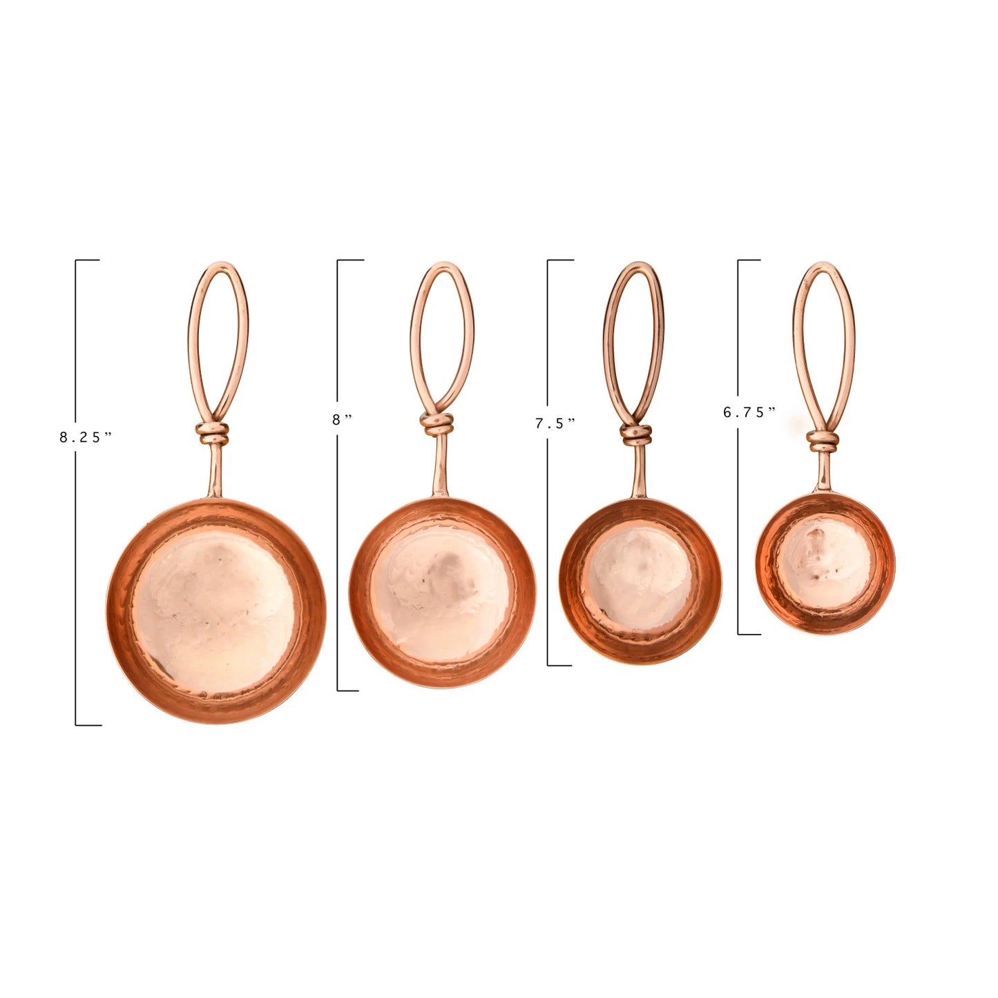 Copper Stainless Steel Scoops