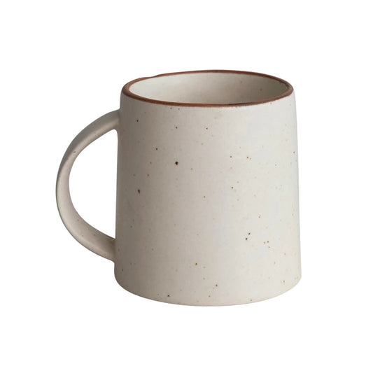 Beige Speckled Stoneware Mug