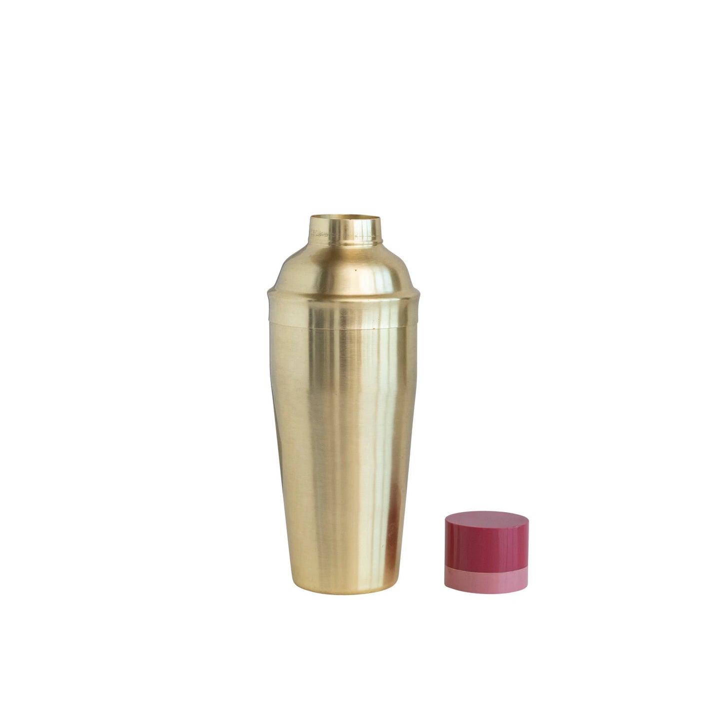 Cocktail Shaker with Pink Top