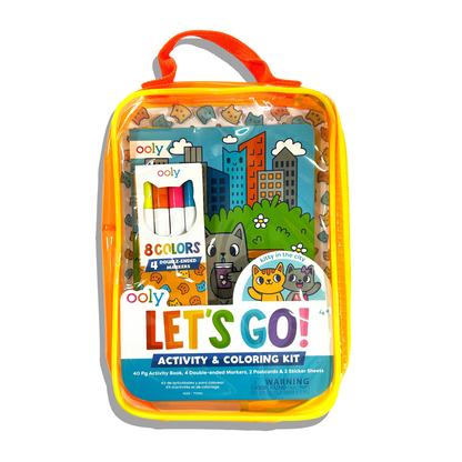 Let's Go!: Activity & Coloring Kit - Kitty In The City