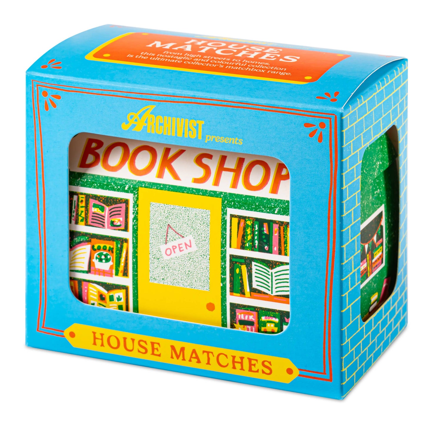 Bookshop Shaped Matchbox