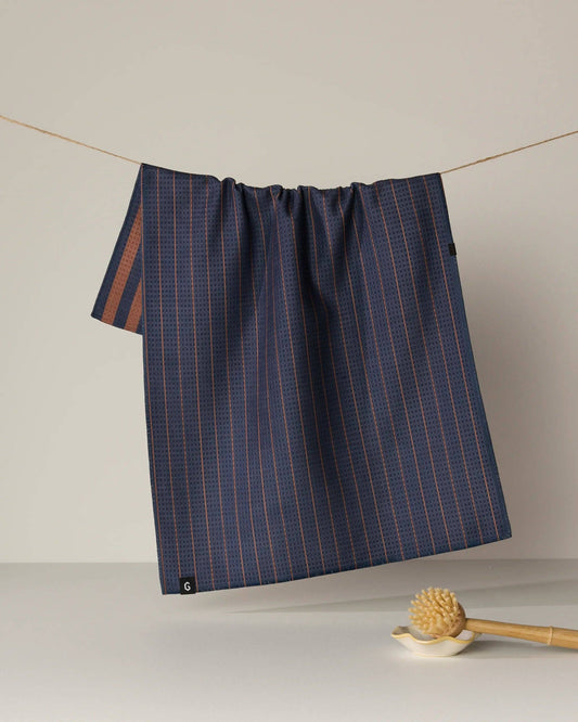 Midnight Stripe Luxe Kitchen Towel
