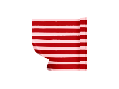 Striped Paper Table Runner