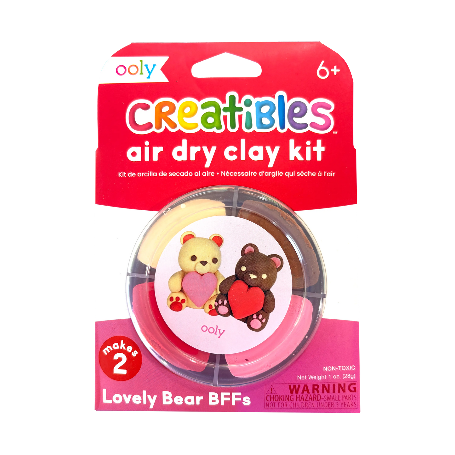 Creatibles: Air Dry Clay BFFs Kit: Lovely Bears
