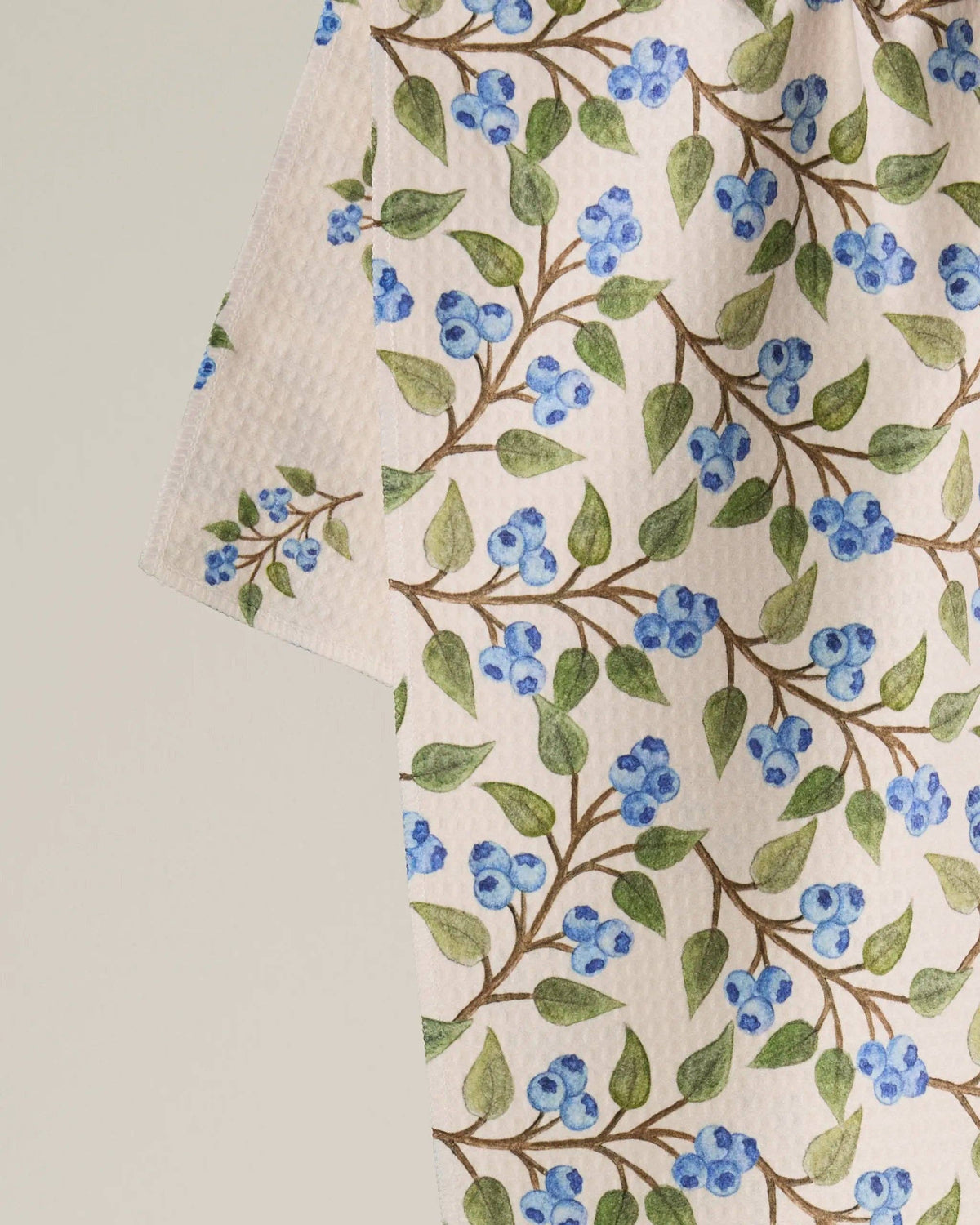 Blueberry Sprig Luxe Kitchen Towel