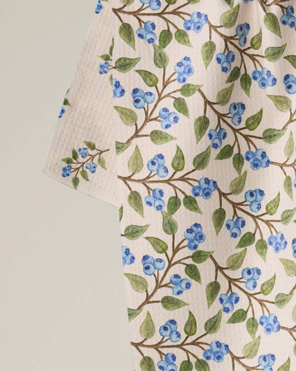 Blueberry Sprig Luxe Kitchen Towel