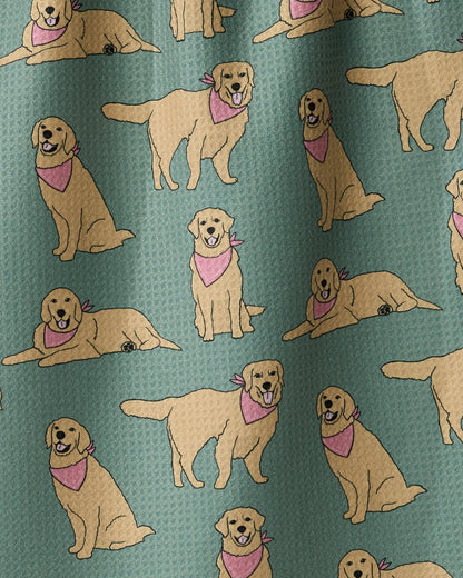 Golden Days Tea Towel: Sage