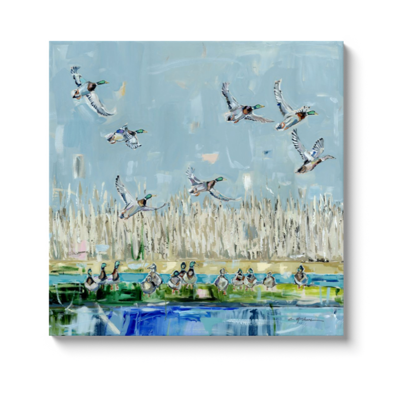 "Duck Season" Canvas 30x30 Chelsea McShane Art