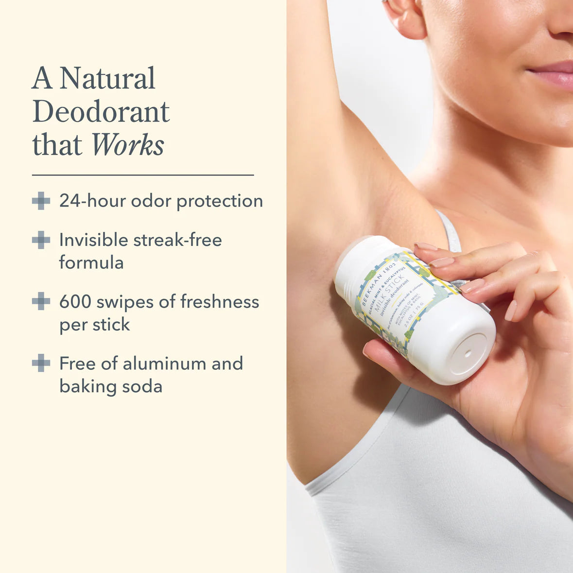 Glacial Mint & Eucalyptus Milk Stick Deodorant