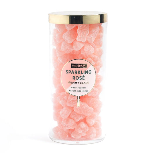 Sparkling Rosé Large Gummy Bears Tube