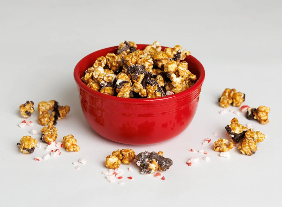 Homegrown Popcorn Peppermint Bark