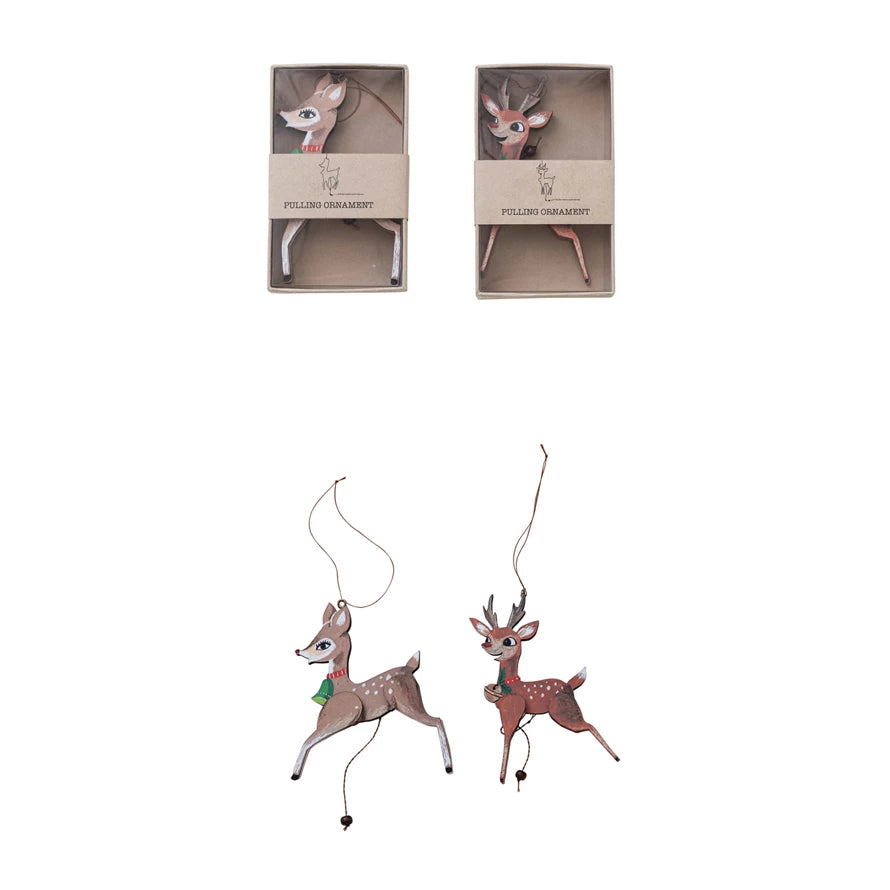 Reindeer Pull Ornament