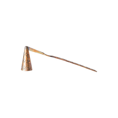 Debossed Copper Candle Snuffer