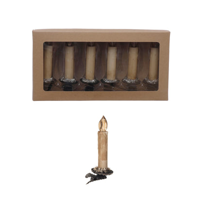 Boxed Set of Candle Clip-On Ornaments