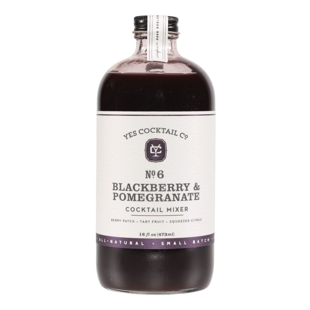 Blackberry Pomegranate Cocktail Mixer- Yes Cocktail Co.