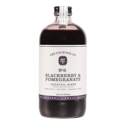 Blackberry Pomegranate Cocktail Mixer- Yes Cocktail Co.