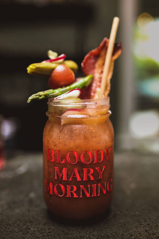 Bloody Mary Morning- Set of 4 Mason Tossware