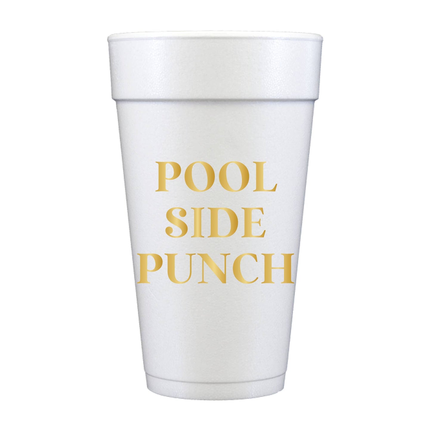 Pool Side Punch Foam Cups- Set of 10