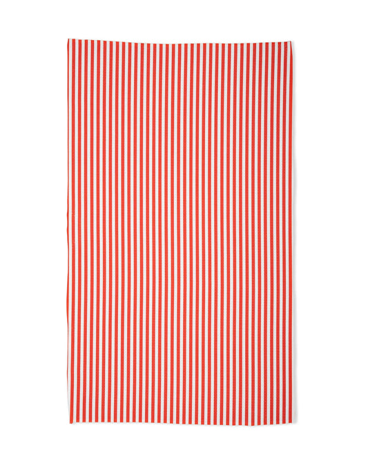 Summer Stripe Red Tea Towel