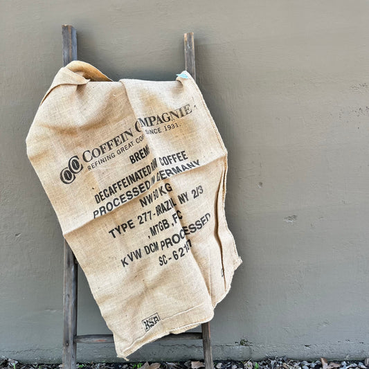 Coffeein Compagnie Burlap Bag- Vintage