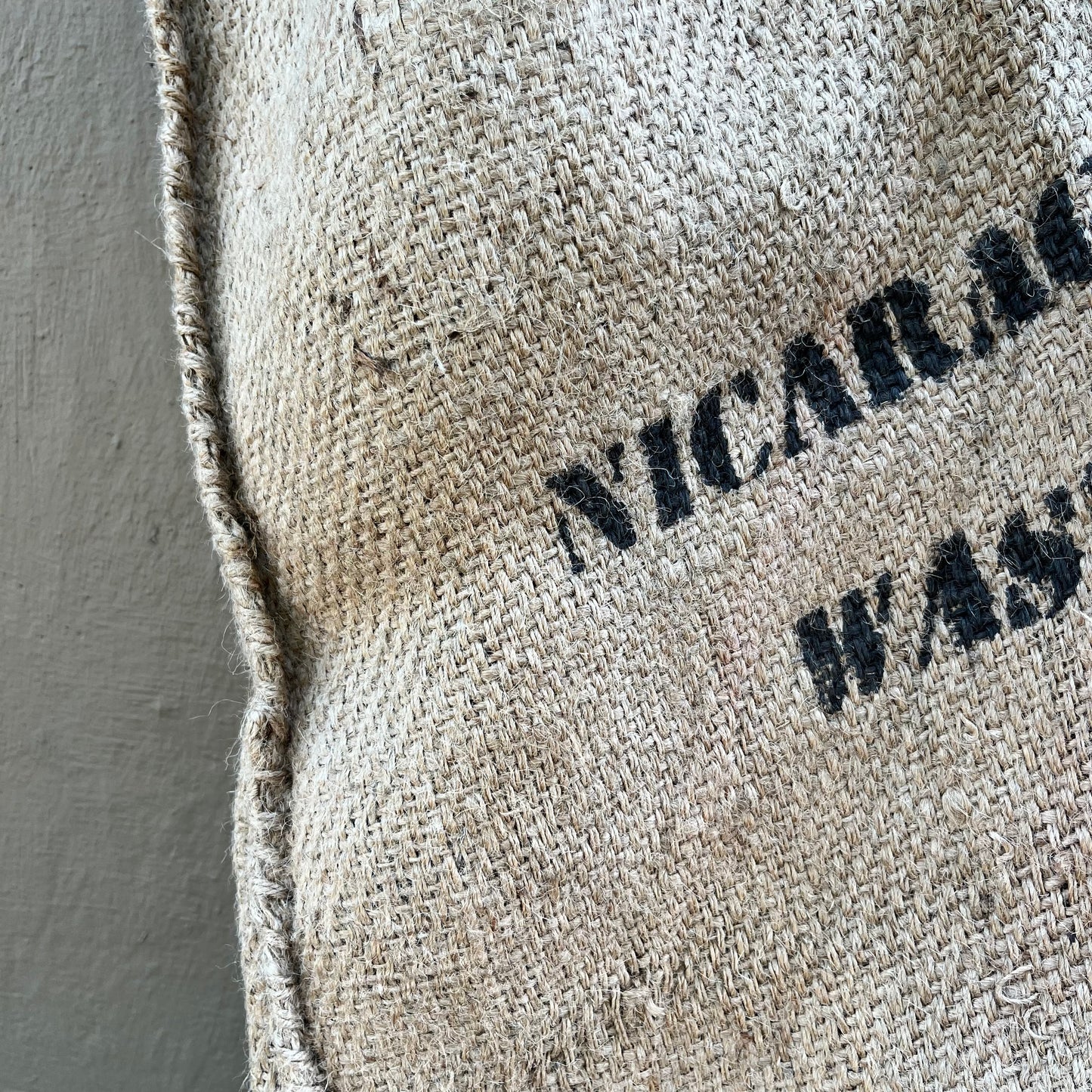 Nicaragua Arabica Burlap Bag- VIntage