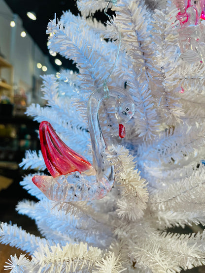 Faux Glass Animal Ornament- Vintage