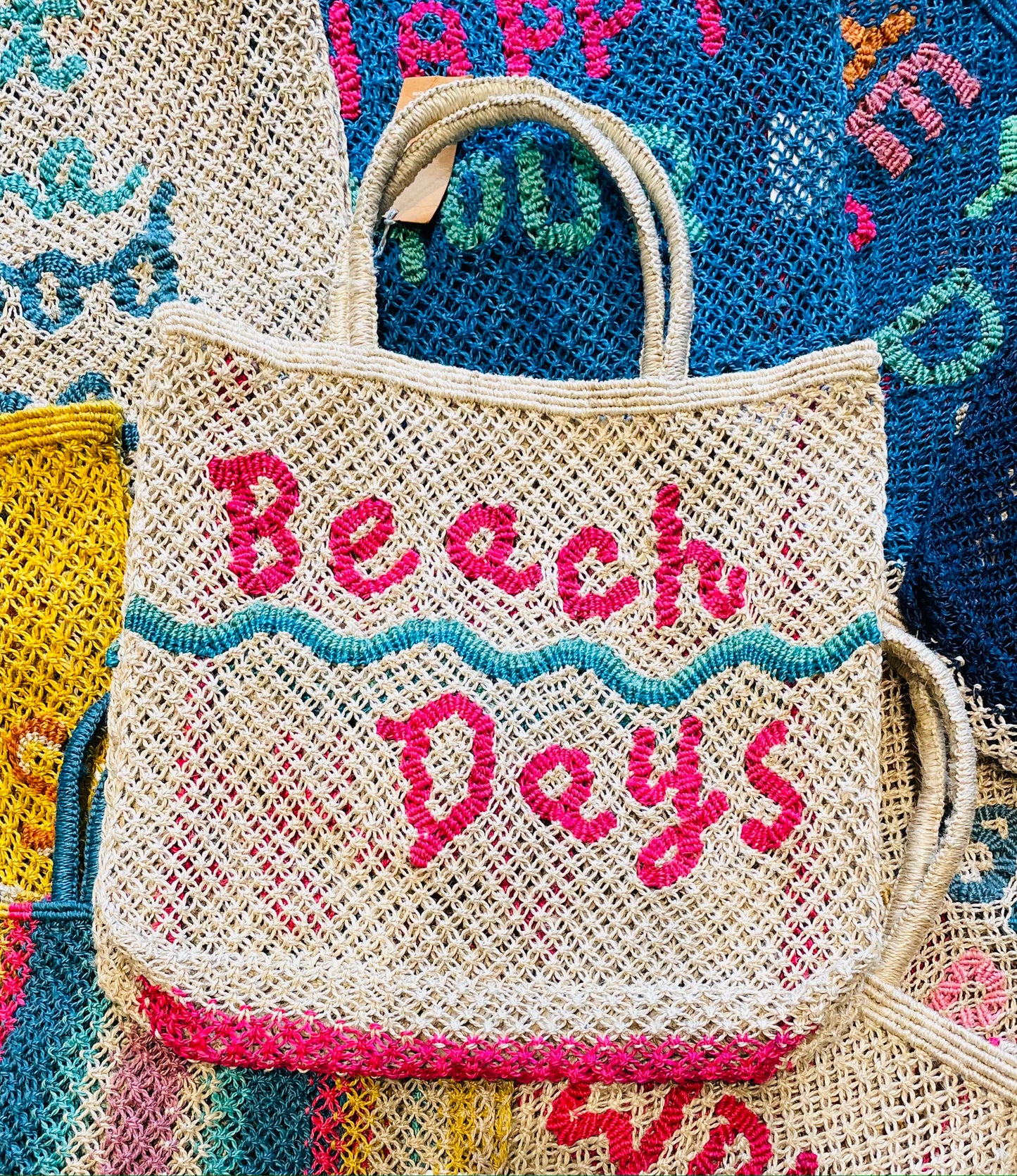 Beach Days Jute Bag
