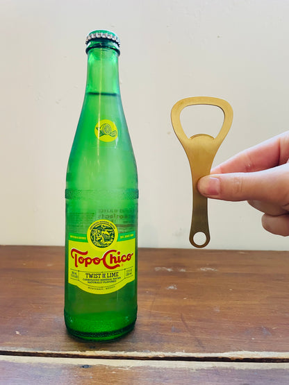 Gold Stainless Steel Bottle Opener