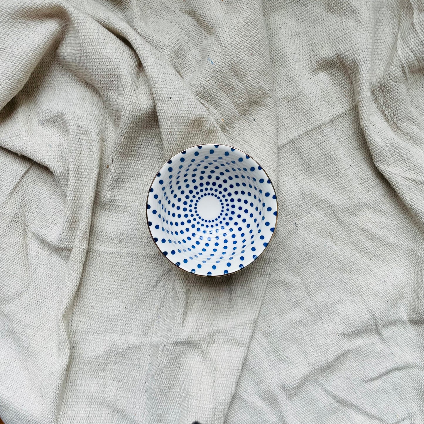 Mini Blue & White Porcelain Bowl