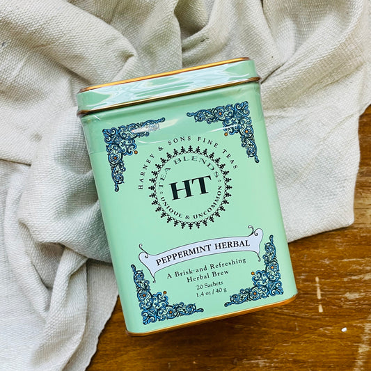 Peppermint Herbal Tea Tin- Harney & Sons