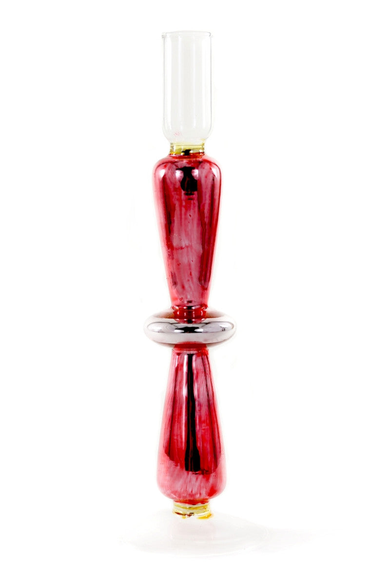 Shiny Red Color Block Candlestick