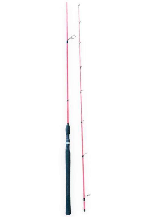 Pink 8' E-Series Carbon Fiber Spinning Rod