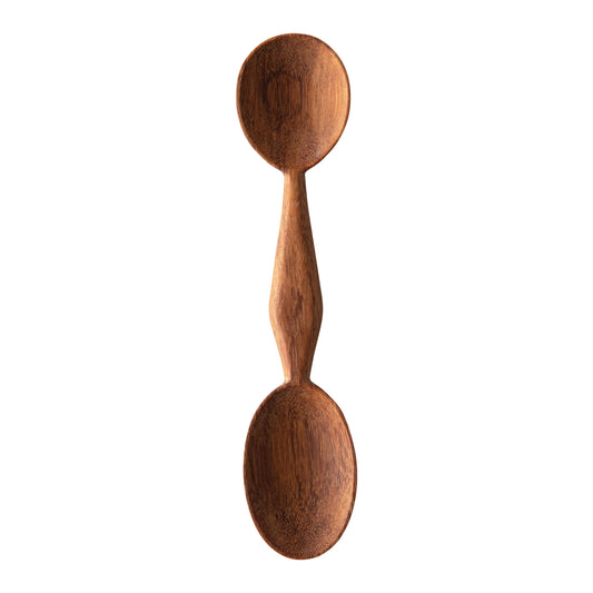 Hand-Carved 2-Sided Doussie Wood Spoon