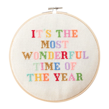 It's The Most Wonderful Time Of The Year Cross Stitch Kit