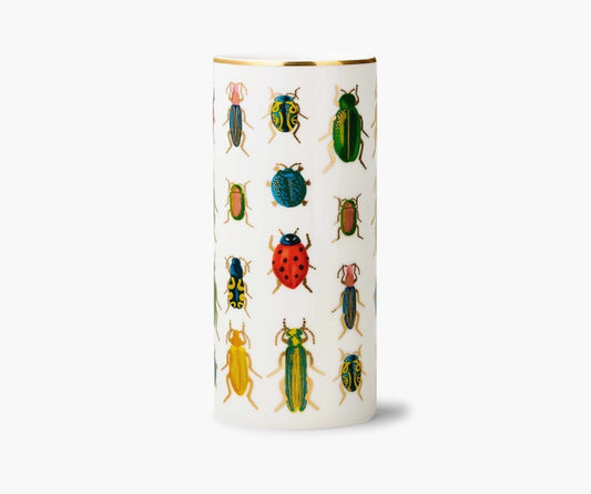 Beetles & Bugs Curio Porcelain Vase